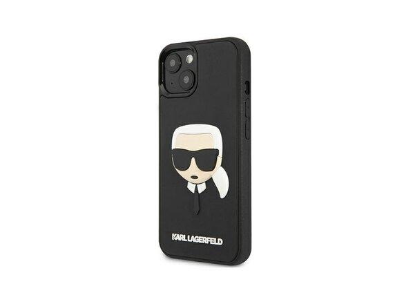 obrazok z galerie Karl Lagerfeld case for iPhone 13 Mini KLHCP13SKH3DBK hard case black Rubber Karl`s Head