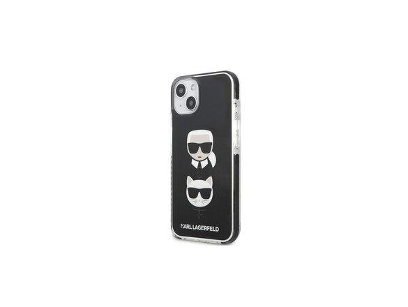 obrazok z galerie Karl Lagerfeld case for iPhone 13 KLHCP13MTPE2TK black hard case Iconic Karl & Choupette