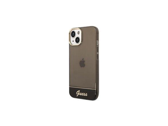 obrazok z galerie Guess case for iPhone 14 Pro 6,1&quot; GUHCP14LHGCOK black hardcase Translucent