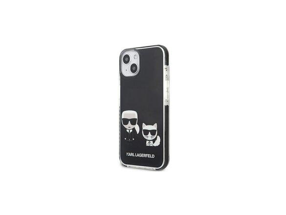 obrazok z galerie Karl Lagerfeld case for iPhone 13 Mini KLHCP13STPEKCK black hard case Iconic Karl & Choupette