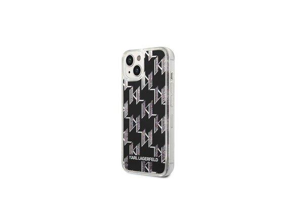 obrazok z galerie Karl Lagerfeld case for iPhone 14 Pro Max 6,7&quot; KLHCP14XLMNMK black HC Liquid Glitter Monogram