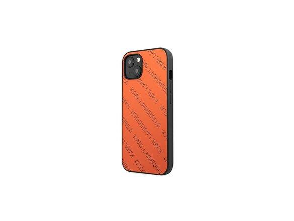obrazok z galerie Karl Lagerfeld case for iPhone 13 KLHCP13MPTLO orange hard case Allover Logo