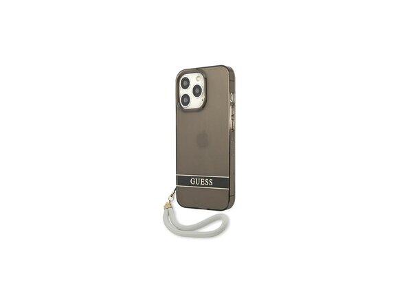 obrazok z galerie Guess case for iPhone 13 / 13 Pro 6,1&quot; GUHCP13LHTSGSK black hard case Translucent Stap