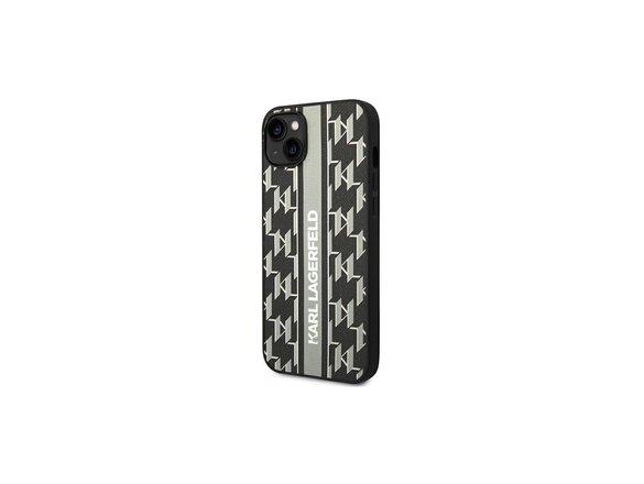 obrazok z galerie Karl Lagerfeld case for iPhone 14 Plus 6,7&quot; KLHCP14MPGKLSKG grey HC PU Monogram Stripe
