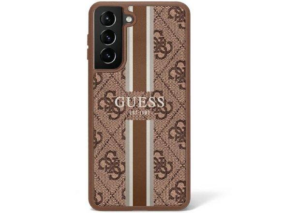obrazok z galerie Guess case for Samsung Galaxy S23 Plus GUHCS23MP4RPSW brown hardcase 4G Printed Stripe