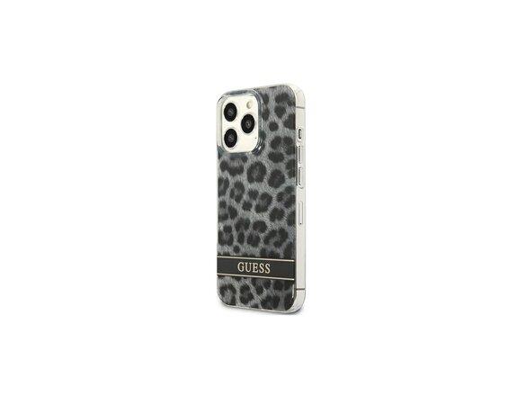 obrazok z galerie Guess case for IPhone 13 Pro 6,1&quot; GUHCP13LHSLEOK hard case grey Leopard Electro Stripe