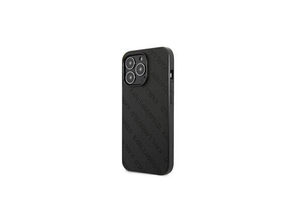 obrazok z galerie Karl Lagerfeld case for iPhone 13 Pro KLHCP13LPTLK black hard case Allover Logo