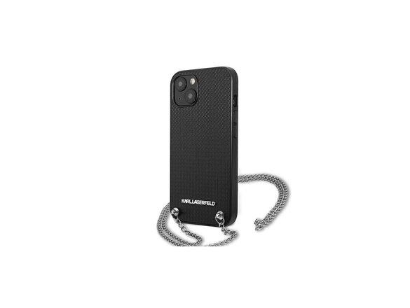 obrazok z galerie Karl Lagerfeld case for iPhone 13 Mini KLHCP13SPMK black hard case Chain Logo
