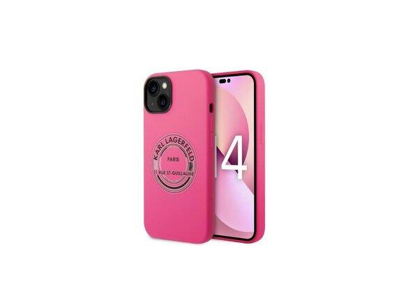 obrazok z galerie Karl Lagerfeld case for iPhone 14 Plus 6,7&quot; KLHCP14MSRSGRCF pink HC Silicone RSG BIC