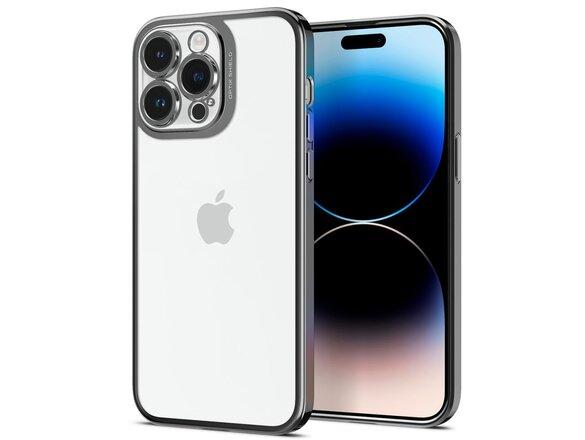obrazok z galerie Spigen case Optik Crystal for iPhone 14 Pro 6,1&quot; chrome grey