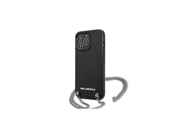 obrazok z galerie Karl Lagerfeld case for iPhone 13 Pro Max KLHCP13XPMK black hard case Chain Logo