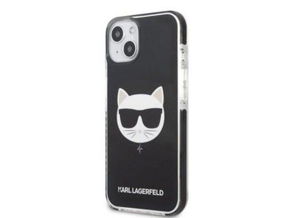 obrazok z galerie Karl Lagerfeld case for iPhone 13 Mini KLHCP13STPECK black hard case Iconic Choupette Head