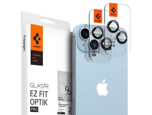 obrazok z galerie Spigen camera protection for iPhone 14 6,1&quot; /  Plus 6,7&quot; Optik.TR Ez Fit Camera Protector