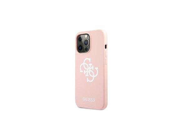 obrazok z galerie Guess case for iPhone 13 Pro / 13 6,1&quot; GUHCP13LLS4GWPI pink hard case Silicone 4G Logo