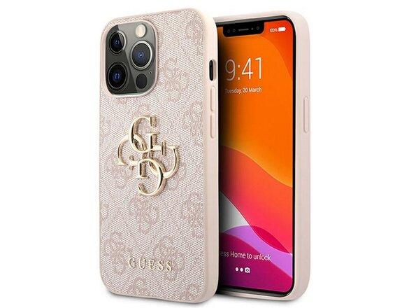 obrazok z galerie Guess case for iPhone 13 Pro / 13 6,1&quot; GUHCP13L4GMGPI pink hard case 4G Big Metal Logo