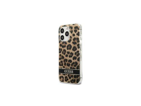 obrazok z galerie Guess case for IPhone 13 Pro 6,1&quot; GUHCP13LHSLEOW hard case brown Leopard Electro Stripe