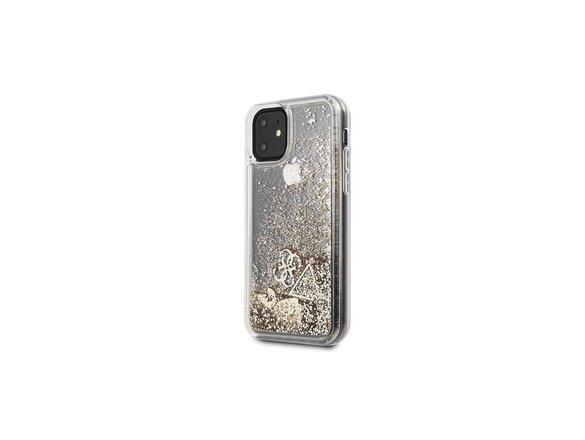 obrazok z galerie Guess case for IPhone 11 GUOHCN61GLHFLGO hard case gold Charms 2 Liquid Glitter