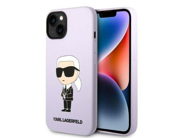 obrazok z galerie Puzdro Karl Lagerfeld iPhone 14 Plus KLHCP14MSNCHBCP purple HC Silicone NFT Choupette