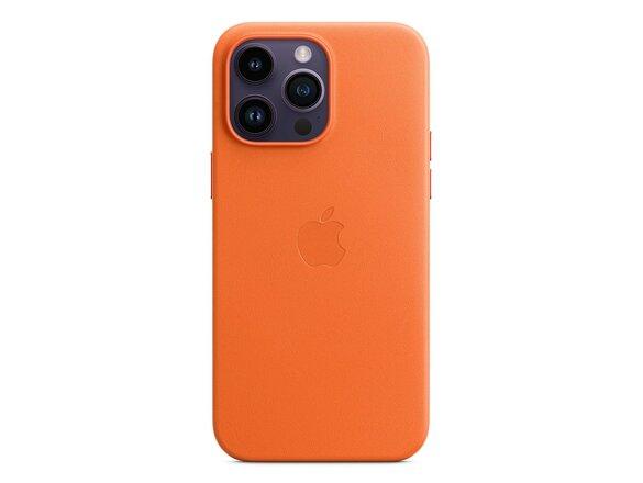 obrazok z galerie Puzdro Apple Magsafe MPPR3ZM/A iPhone 14 Pro Max, kožené - Orange