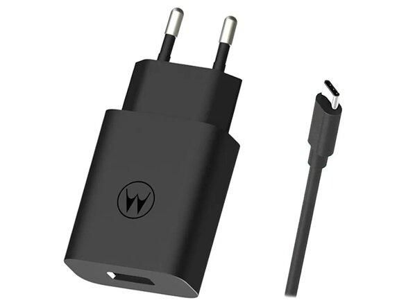obrazok z galerie Motorola TurboPower Cestovní Nabíječka 20W vč. USB-C Kabelu Black