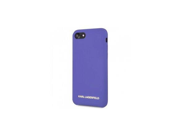 obrazok z galerie Puzdro Karl Lagerfeld iPhone 7 / 8 / SE 2020 / SE 2022 KLHCI8SLVOG hard case purple Silicone