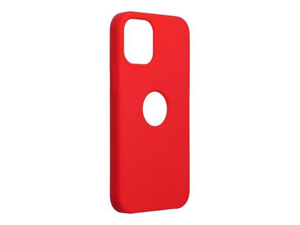 obrazok z galerie Puzdro Liquid TPU iPhone 12 Mini (5.4) - červené (výrez na logo)