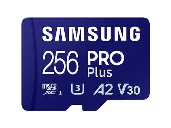 obrazok z galerie Samsung/micro SDXC/256GB/180MBps/USB 3.0/USB-A/Class 10/+ Adaptér/Modrá