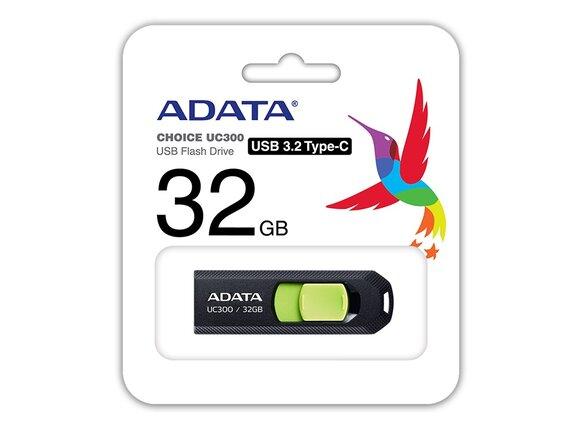 obrazok z galerie 32GB ADATA UC300 USB 3.2 černá/zelená