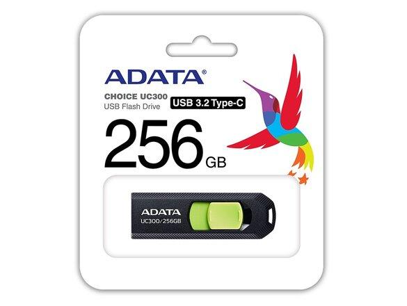 obrazok z galerie 256GB ADATA UC300 USB 3.2 černá/zelená