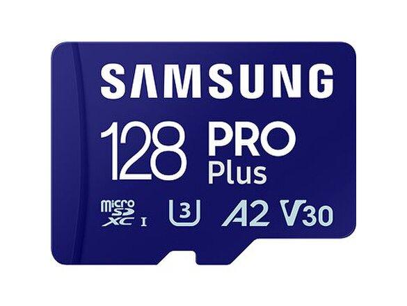 obrazok z galerie Samsung/micro SDXC/128GB/180MBps/USB 3.0/USB-A/Class 10/+ Adaptér/Modrá