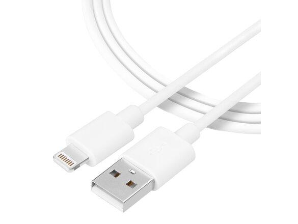 obrazok z galerie Tactical Smooth Thread Cable USB-A/Lightning 2m White