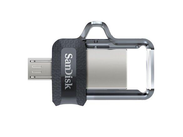 obrazok z galerie SanDisk Ultra Dual Drive M3/16GB/130MBps/USB 3.0/Micro USB + USB-A
