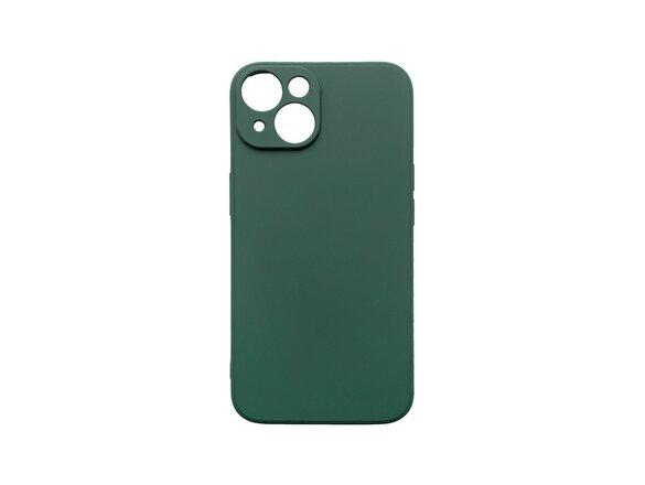 obrazok z galerie mobilNET silikónové puzdro iPhone 14, tmavo zelený, Fiber