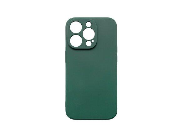 obrazok z galerie mobilNET silikónové puzdro iPhone 14 Pro, tmavo zelený, Fiber