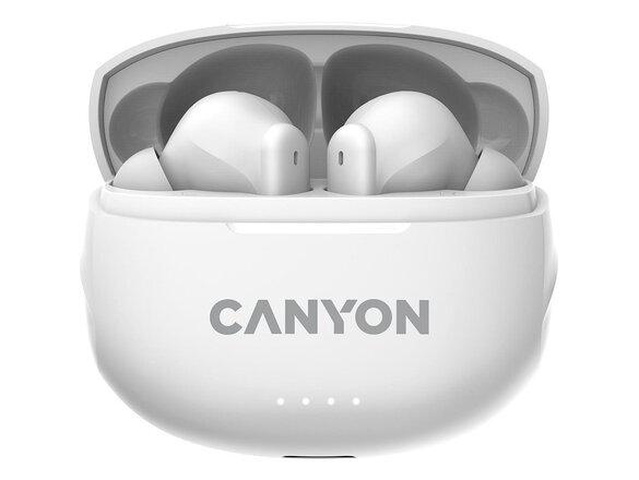 obrazok z galerie Canyon TWS-8, True Wireless slúchadlá v klasickom dizajne, biele