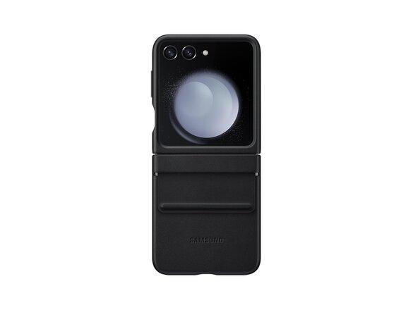 obrazok z galerie EF-VF731PBE Samsung Kožený Kryt pro Galaxy Z Flip 5 Black