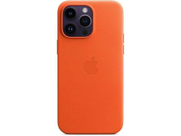obrazok z galerie MPPR3ZM/A Apple Kožený Kryt vč. MagSafe pro iPhone 14 Pro Max Orange