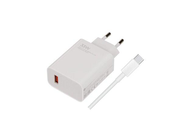 obrazok z galerie Xiaomi MDY-11-EZ USB-A 33W Cestovní Nabíječka + USB-C kabel White (Bulk)