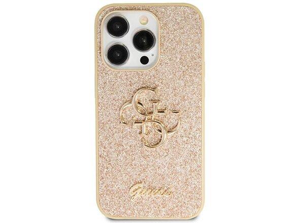 obrazok z galerie Guess case for iPhone 13 Pro 6,1&quot; GUHCP13LHG4SGD gold HC Fixed Glitter Big 4G
