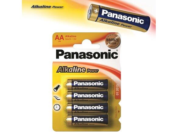 obrazok z galerie Alkalická baterie AA Panasonic Alkaline Power 4ks