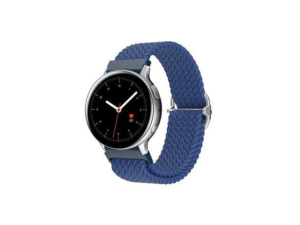 obrazok z galerie mobilNET 22 MM Látkový remienok na hodinky, modrý