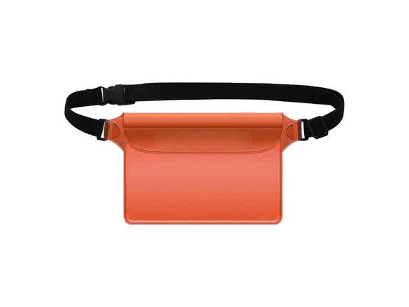 obrazok z galerie mobilNET vodotesná taška na pás, oranžová