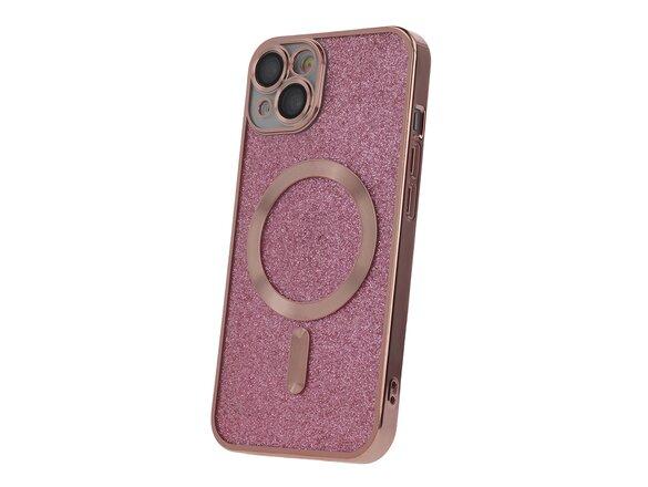 obrazok z galerie Puzdro Glitter Magsafe iPhone 14 Pro - ružové