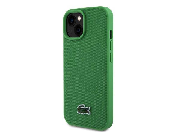 obrazok z galerie Lacoste Iconic Petit Pique Woven Logo Magsafe Zadní Kryt pro iPhone 15 Green
