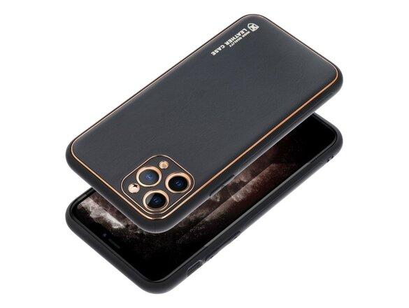 obrazok z galerie Puzdro Leather TPU iPhone 15 Pro - čierne