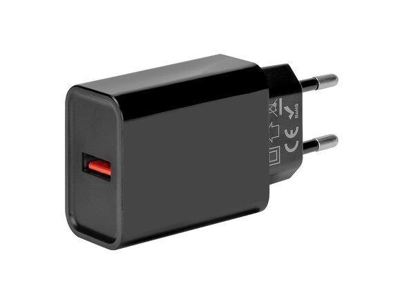 obrazok z galerie Obal:Me Cestovní Nabíječka USB-A 18W Black