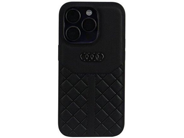 obrazok z galerie Audi Genuine Leather Zadní Kryt pro iPhone 14 Pro Black