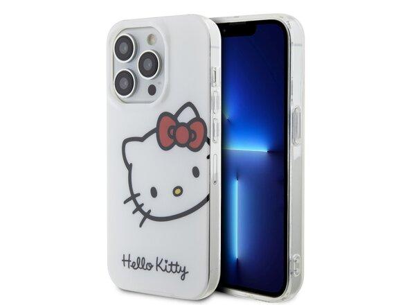 obrazok z galerie Hello Kitty IML Head Logo Zadní Kryt pro iPhone 15 Pro Max White
