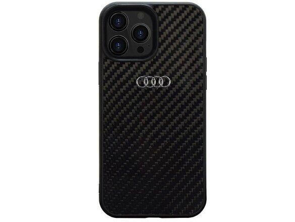 obrazok z galerie Audi Carbon Fiber Zadní Kryt pro iPhone 14 Pro Black