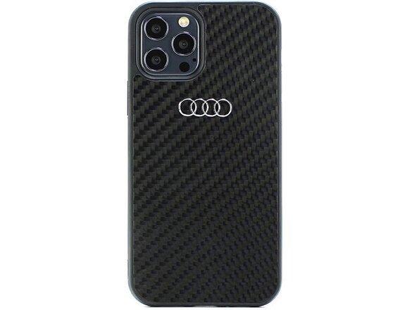 obrazok z galerie Audi Carbon Fiber Zadní Kryt pro iPhone 12/12 Pro Black